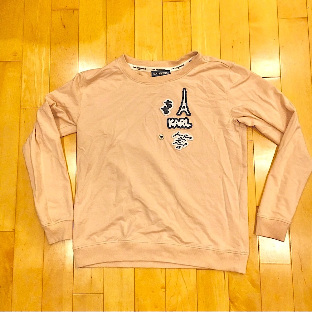 KARL LAGERFELD XS, NWOT, Crew Neck Sweatshirt